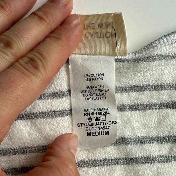 Caution to the Wind Wide Leg Jumpsuit Medium M Striped Comfort Loungewear Beach - Picture 4 of 8